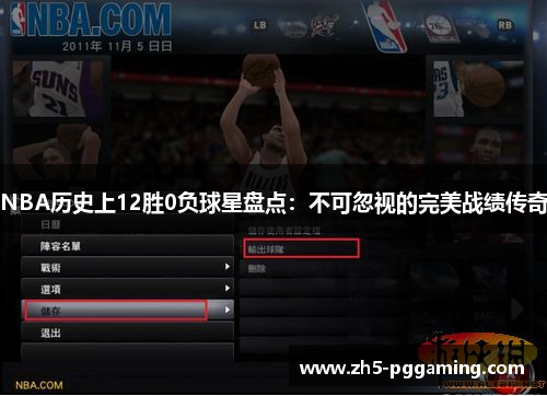 NBA历史上12胜0负球星盘点：不可忽视的完美战绩传奇